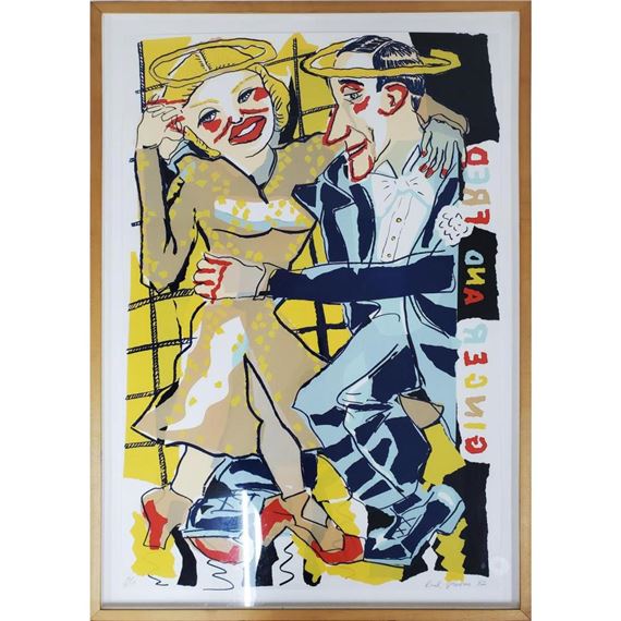 Fred Astaire & Ginger Rogers - Red Grooms