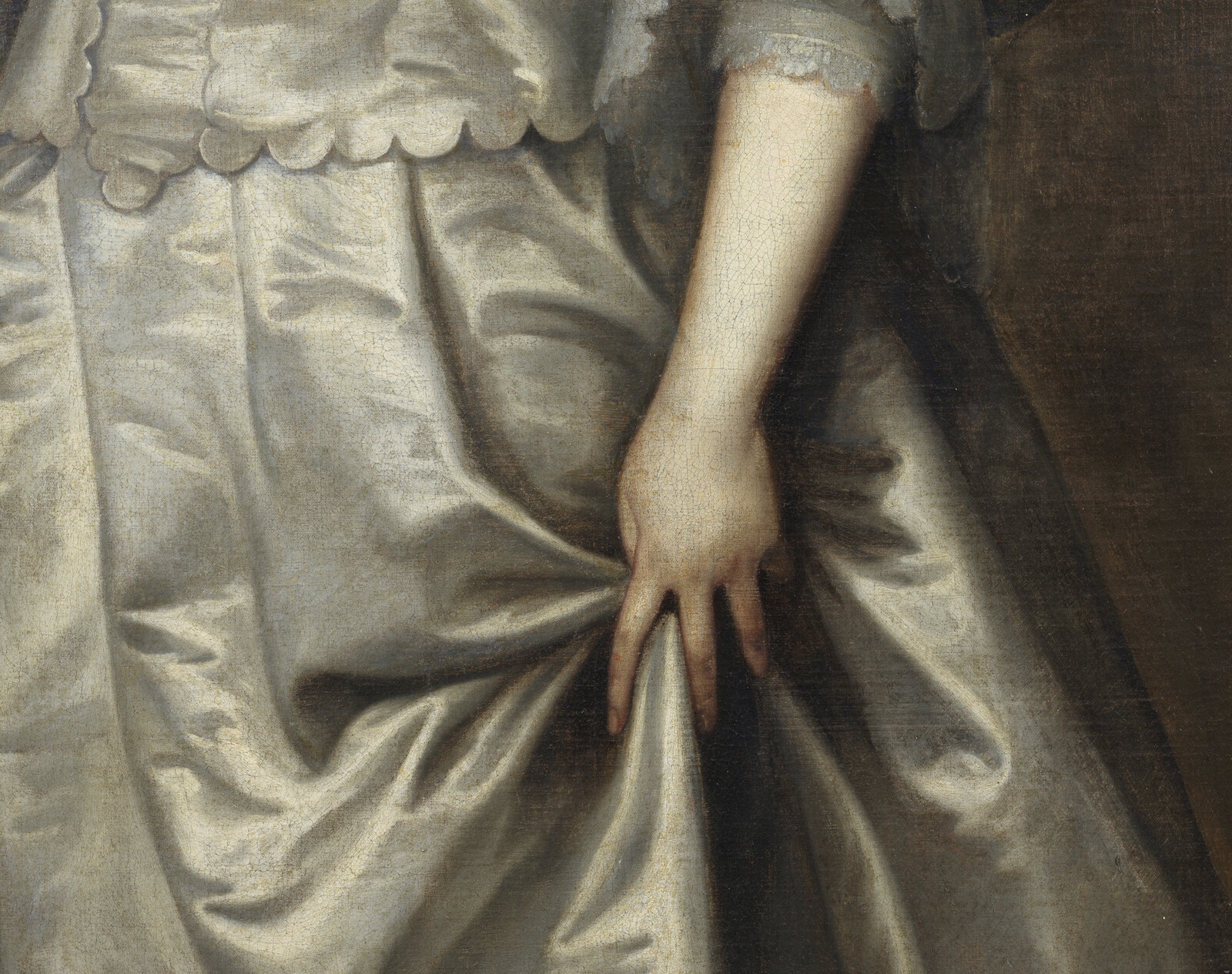 Artwork by Anthony van Dyck, Portrait of the Queen Henrietta Maria, Made of Oil On Canvas