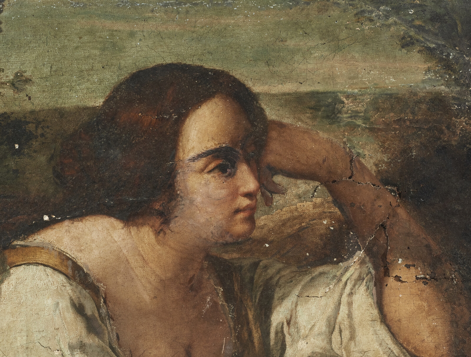 Artwork by Artemisia Gentileschi, Samaritan, Made of Oil On Canvas