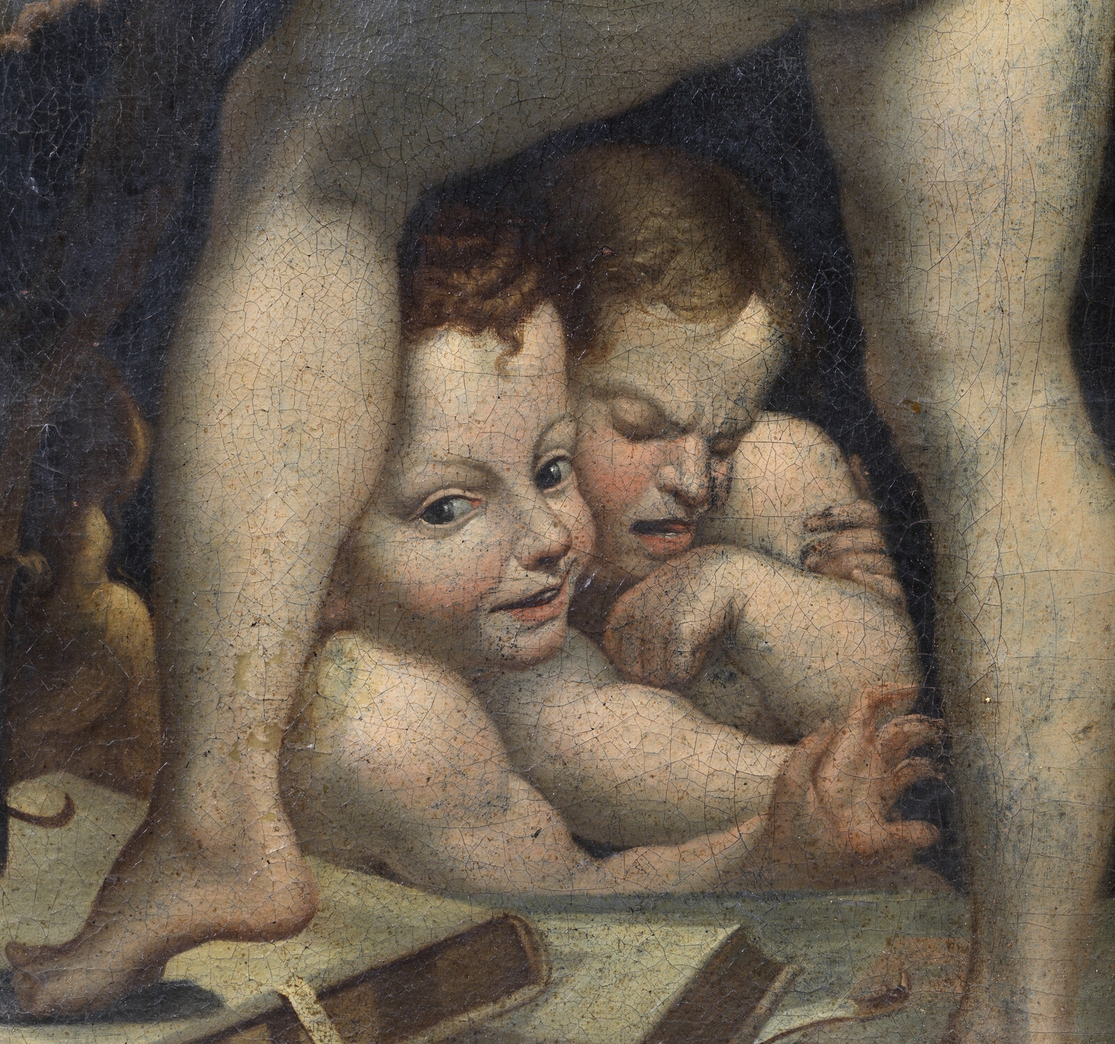 Parmigianino | Cupid making his bow | MutualArt