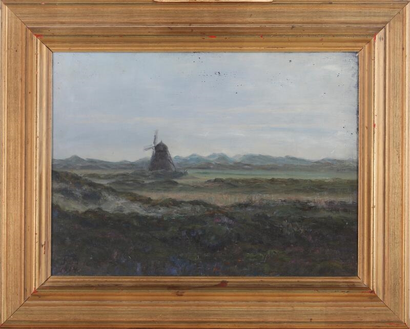Frida Bugge | Landscape from SvinklÃ¸v (1914) | MutualArt