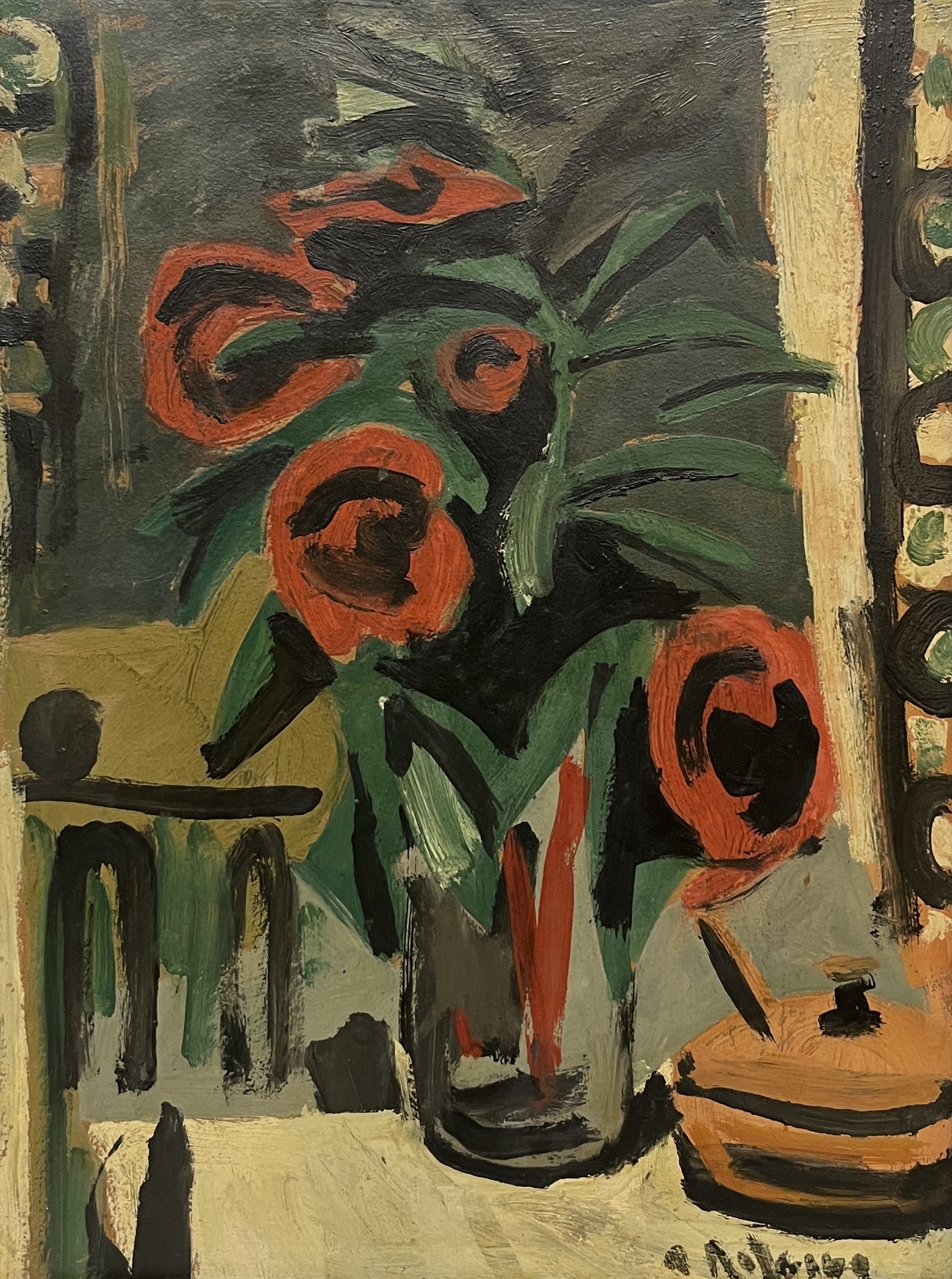 Alceu Ribeiro | Centro con flores | MutualArt