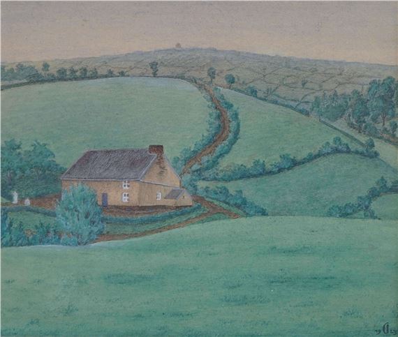 Le mamelon avec ferme