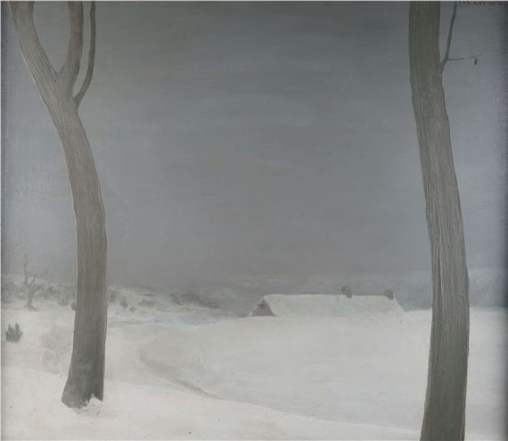 La vallée au bord du chemin by Joseph Gérard