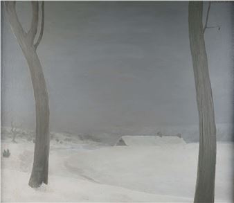 La vallée au bord du chemin - Joseph Gérard