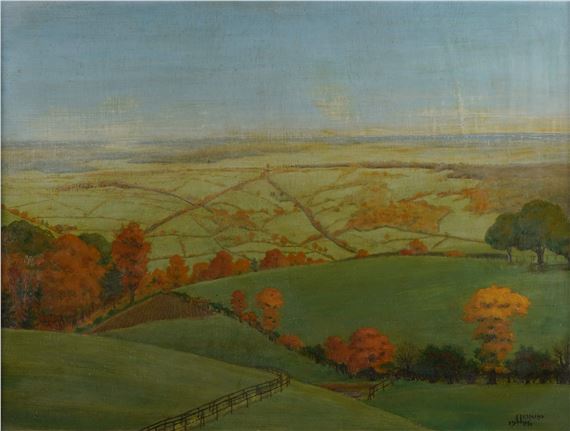 Horizon en automne by Joseph Gérard