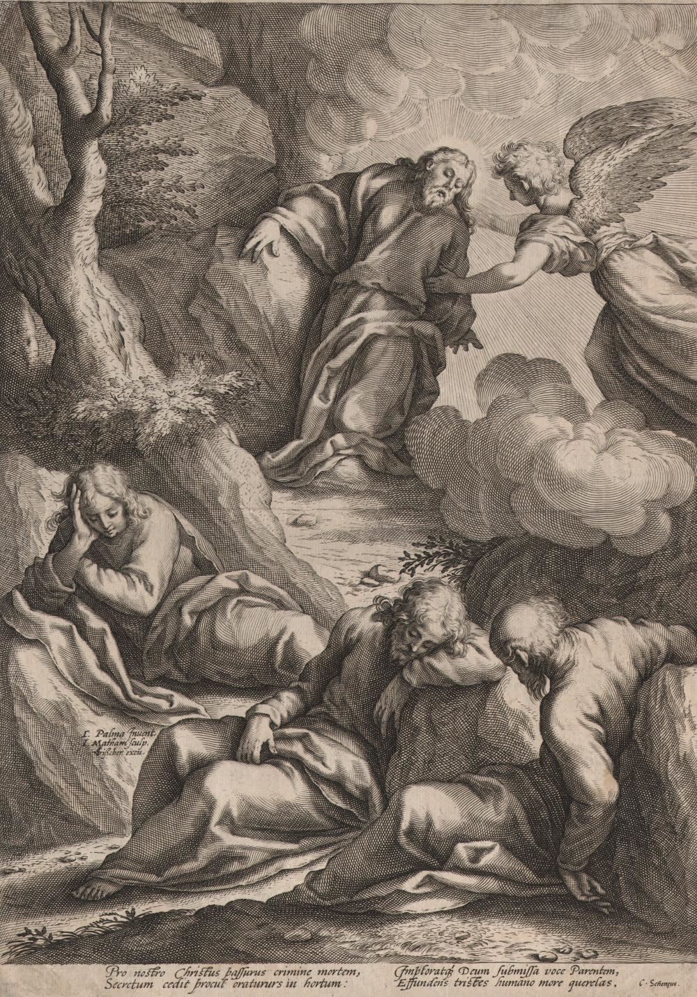 Jacob Matham | Christ on the Mount of Olives (Circa 1610) | MutualArt