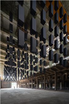 Matriz — Spy Orders the Void with a Suspended Geometry in an Old Hungarian Power Plant