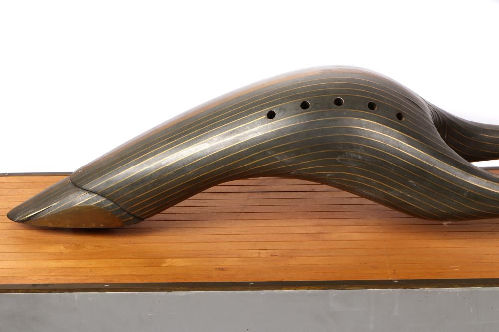 Artwork by Paul Ripley Jenkins, Sphinxata, Made of Metal, Rubber And Wood