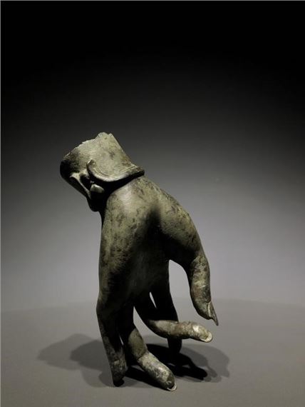 Chinese Bronze Sculptural Fragment Hand by Chinese School