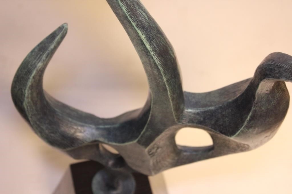 Artwork by Yael Segev, CHEERFUL ROOSTER, Made of Bronze