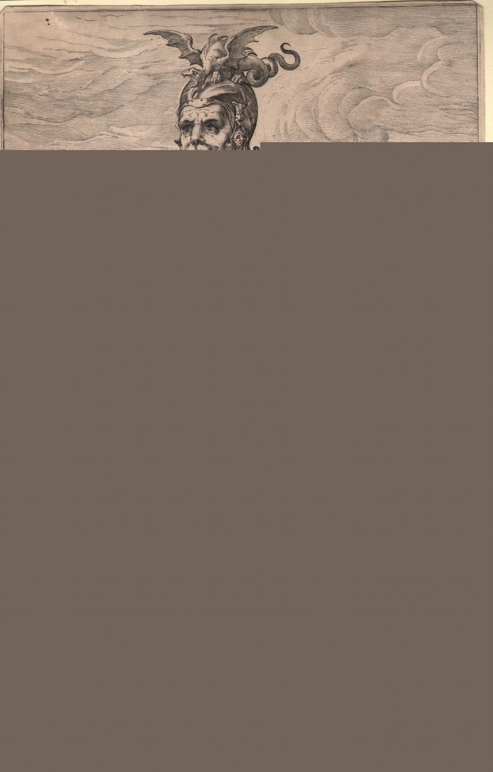 Artwork by Hendrick Goltzius, Mucius Scaevola, Made of Engraving