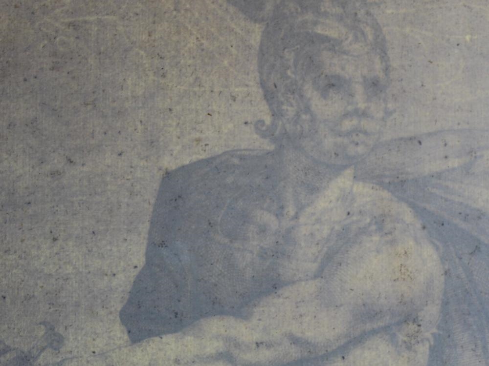 Artwork by Hendrick Goltzius, Mucius Scaevola, Made of Engraving