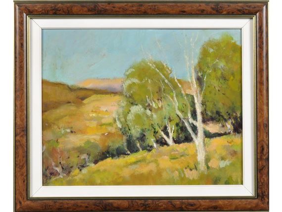 Paysage de Haute-Provence entre Manosque et Banon by Raymond Vernet