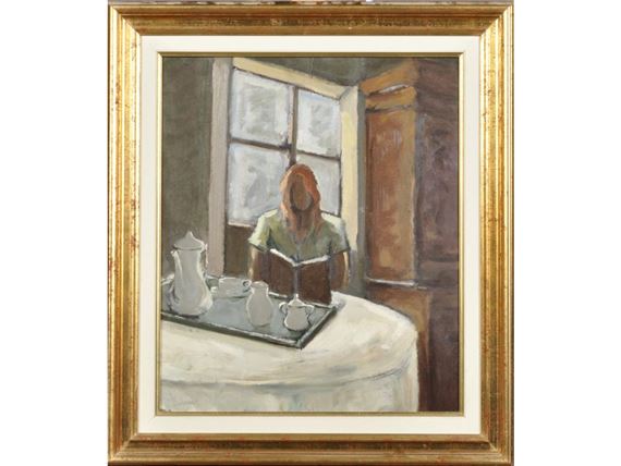 Femme dans la salle à manger by Raymond Vernet