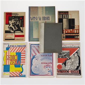 A COLLECTION OF 7 BOOK DESIGNED BY OTAKAR MRKVIČKA - Otakar Mrkvička