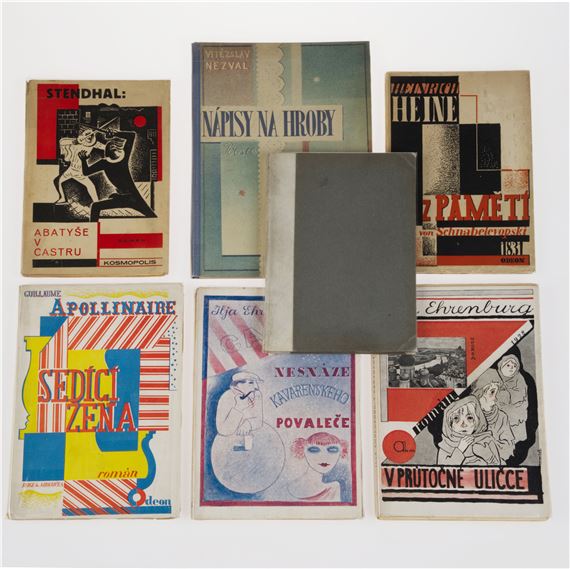 A COLLECTION OF 7 BOOK DESIGNED BY OTAKAR MRKVIČKA - Otakar Mrkvička