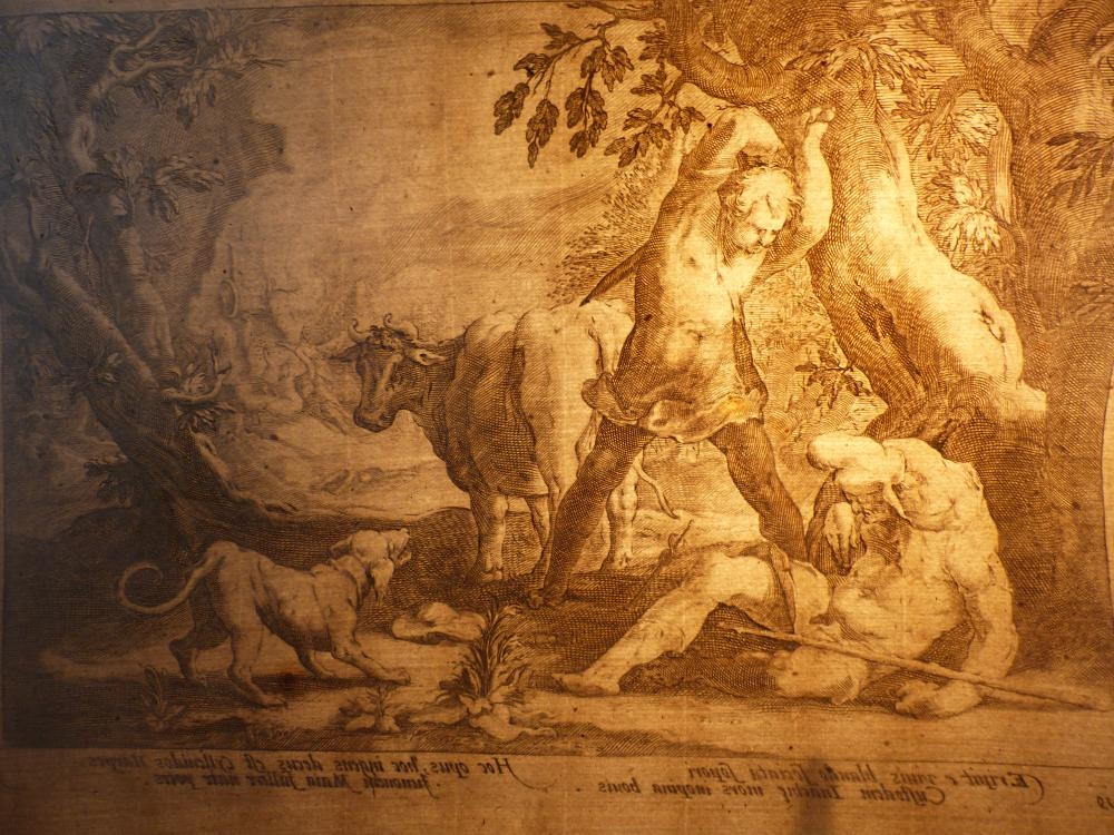 Artwork by Hendrick Goltzius, Mercurius and Argos, Made of Engraving