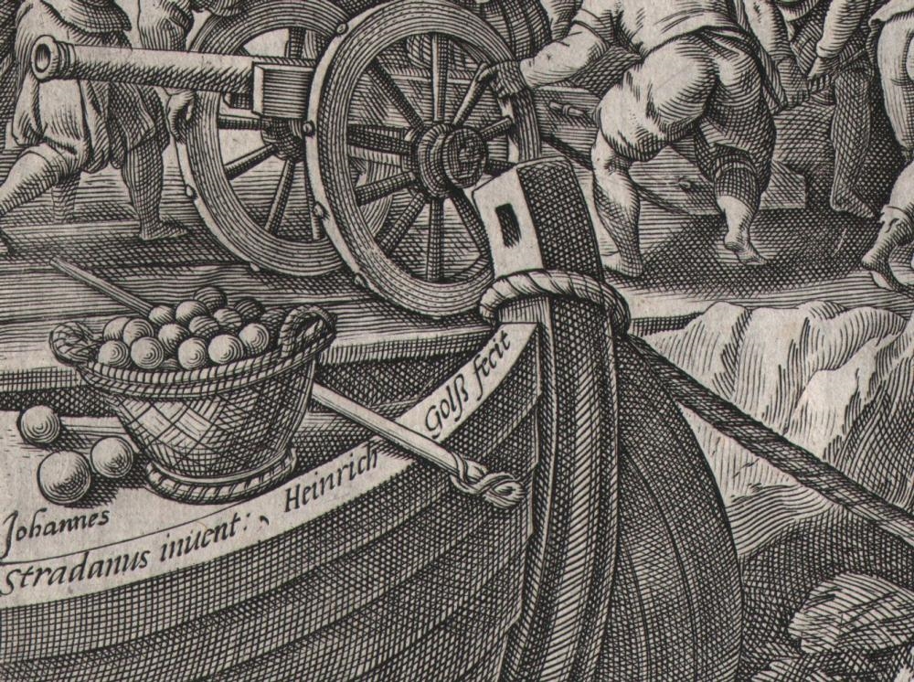 Artwork by Hendrick Goltzius, DEATH OF GIOVANNI DE MEDICI, Made of Engraving