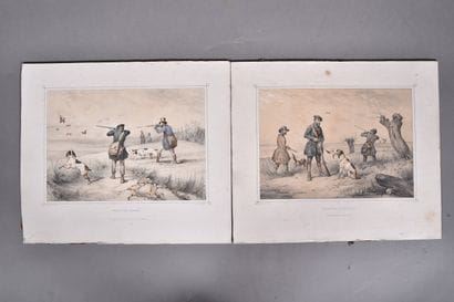 Woodcock hunting and partridge hunt by Victor Adam