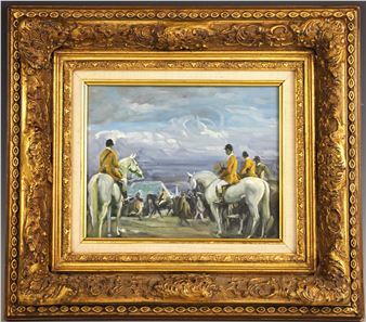 Barrowby Hill Point-to-Point - Sir Alfred James Munnings