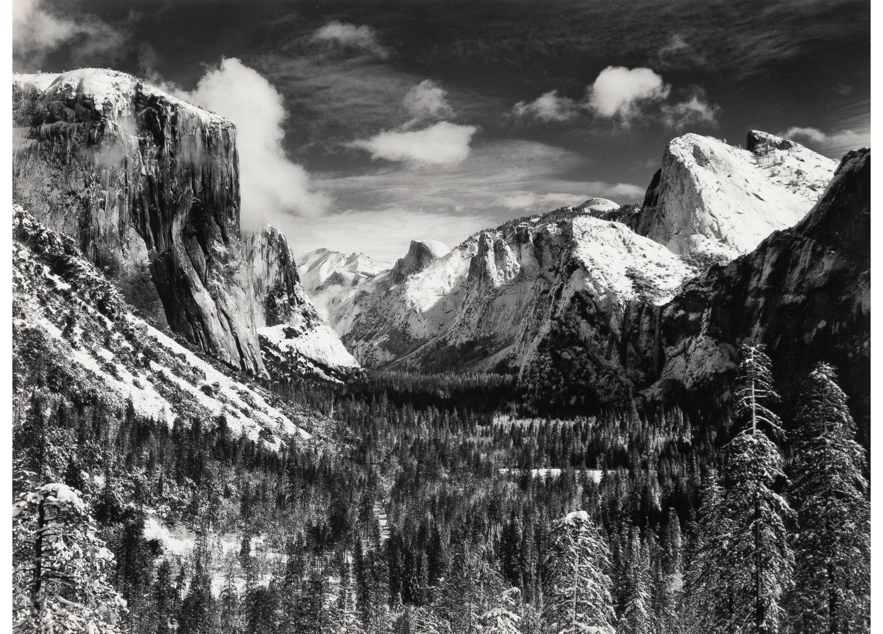 Ansel Adams | Yosemite Valley from Inspiration Point, Winter | MutualArt