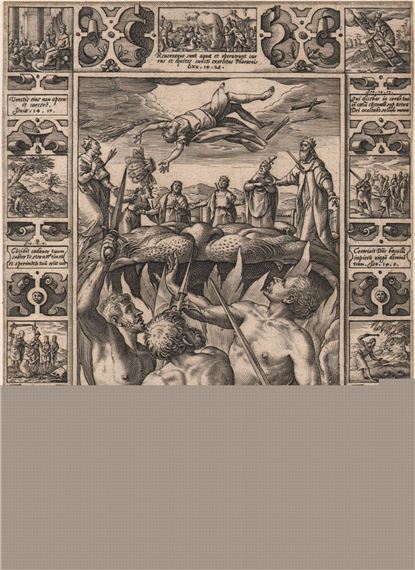 Punishment of tyrants by Hendrick Goltzius, circa 1598