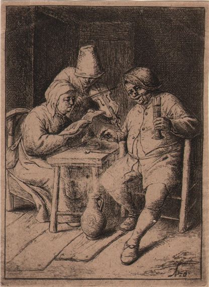 The Concert by Adriaen van Ostade, circa 1644