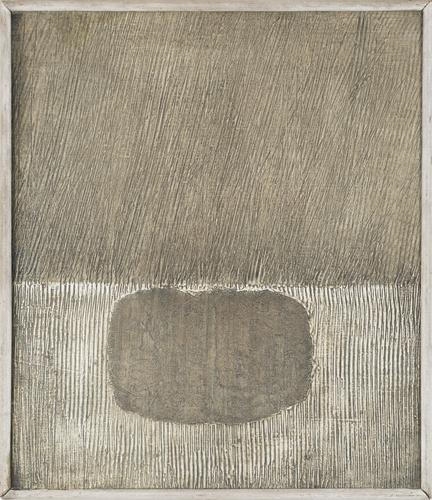 Artwork by Olga Karlíková, Untitled, Made of combined technique, hardboard