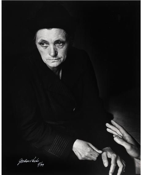 Old Woman, France by Gordon Parks, 1952, printed later