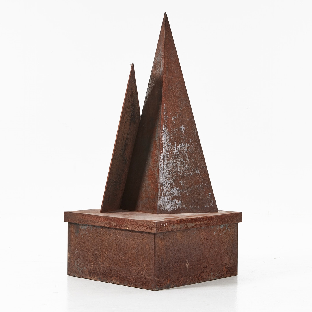 Artwork by Eva Sjöberg, Abstrakt skulptur, Made of rostpatinerad järn