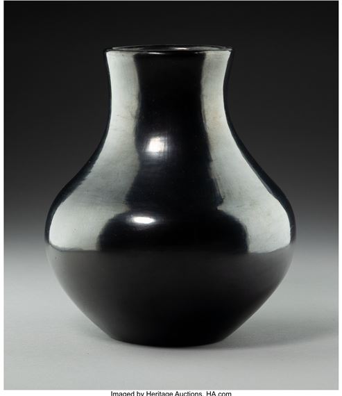 Untitled (San Ildefonso Blackware) - Maria Montoya Martinez