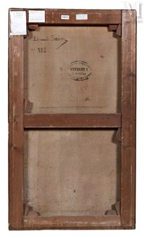 Jeune femme dans les rochers de Capri - Edouard Alexandre Sain