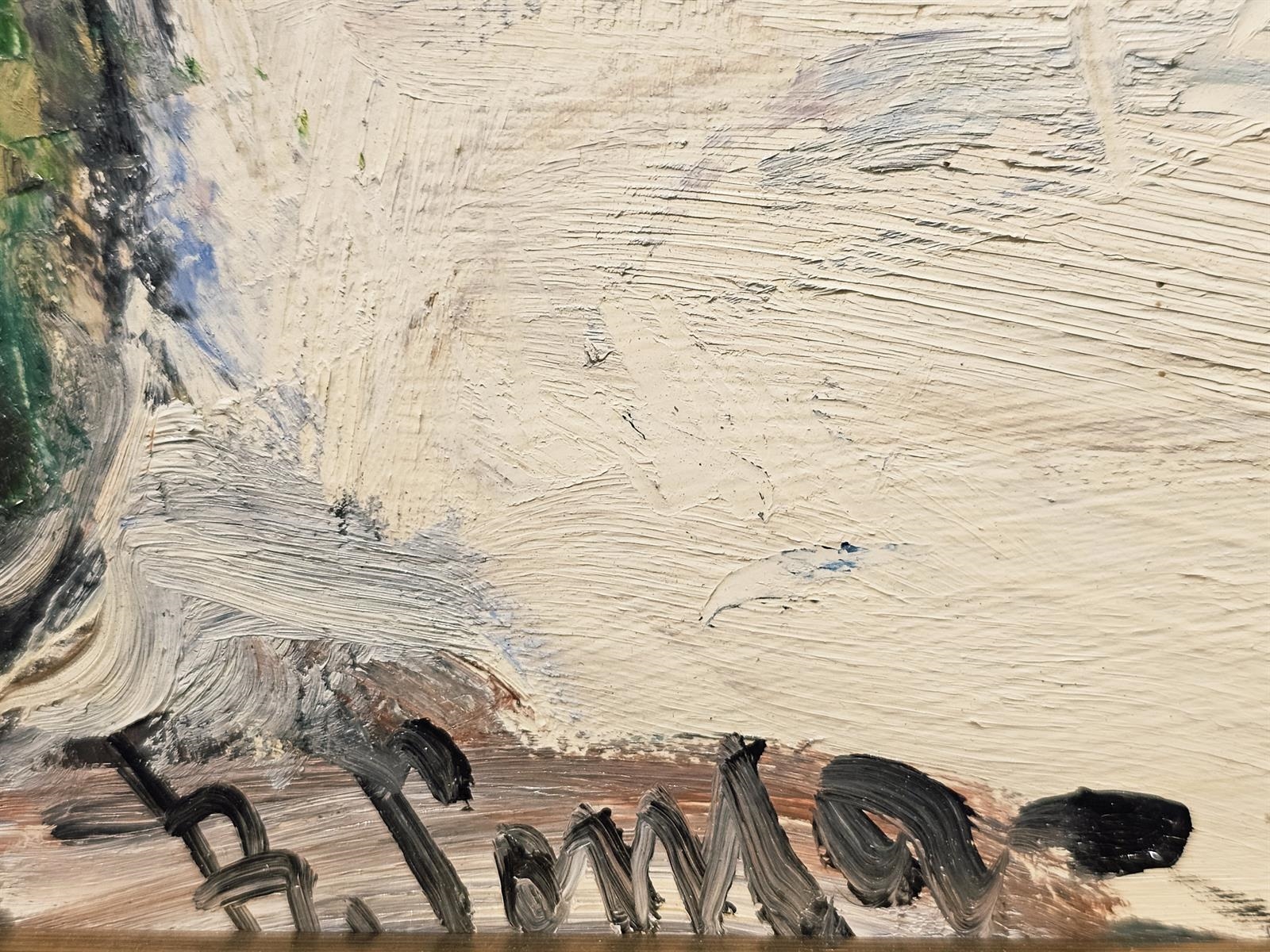 Artwork by Toma Radames, Paesaggio, Made of oil on masonite