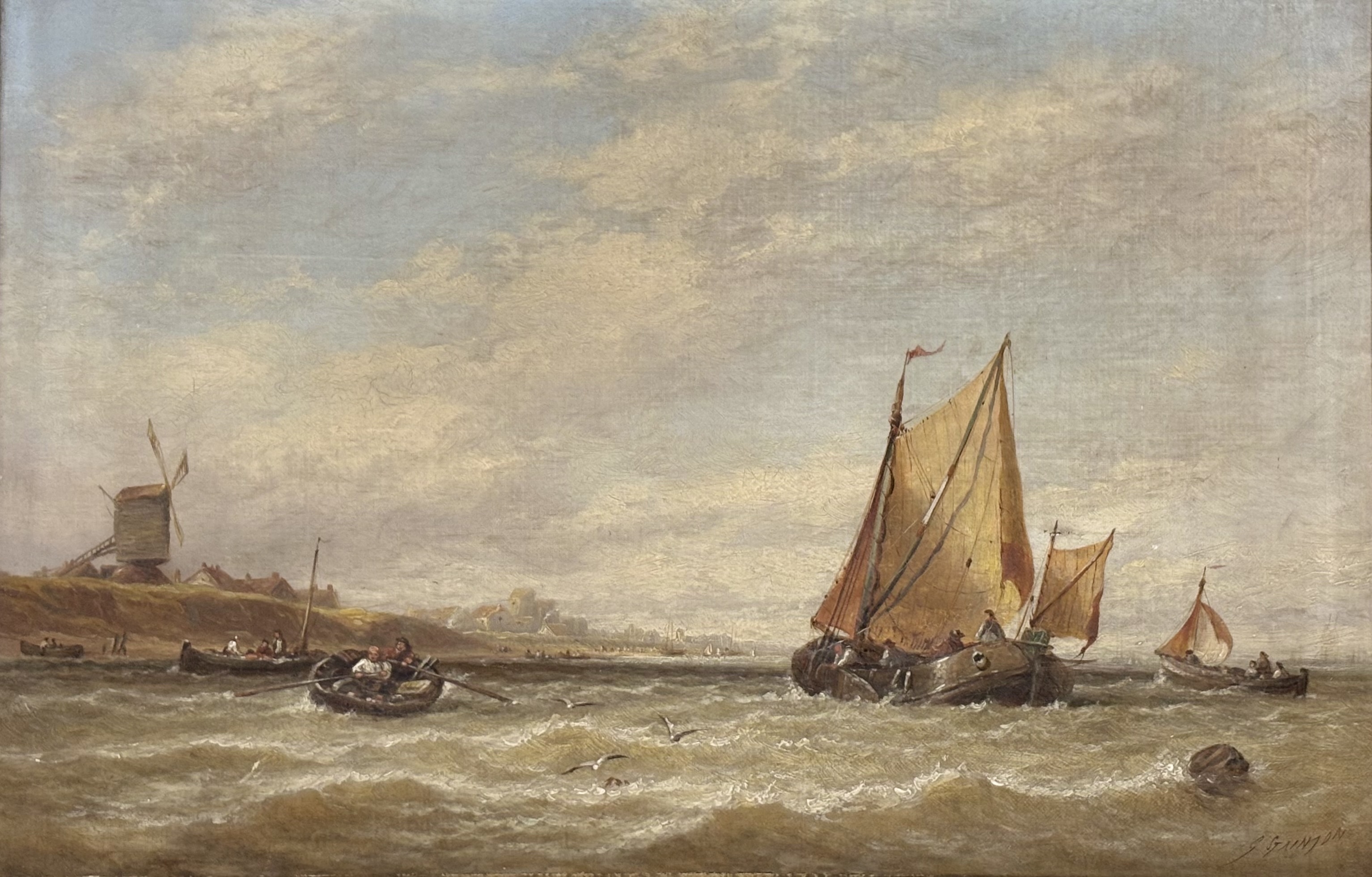 George Stainton | Dutch Boat off the Norfolk Coast | MutualArt
