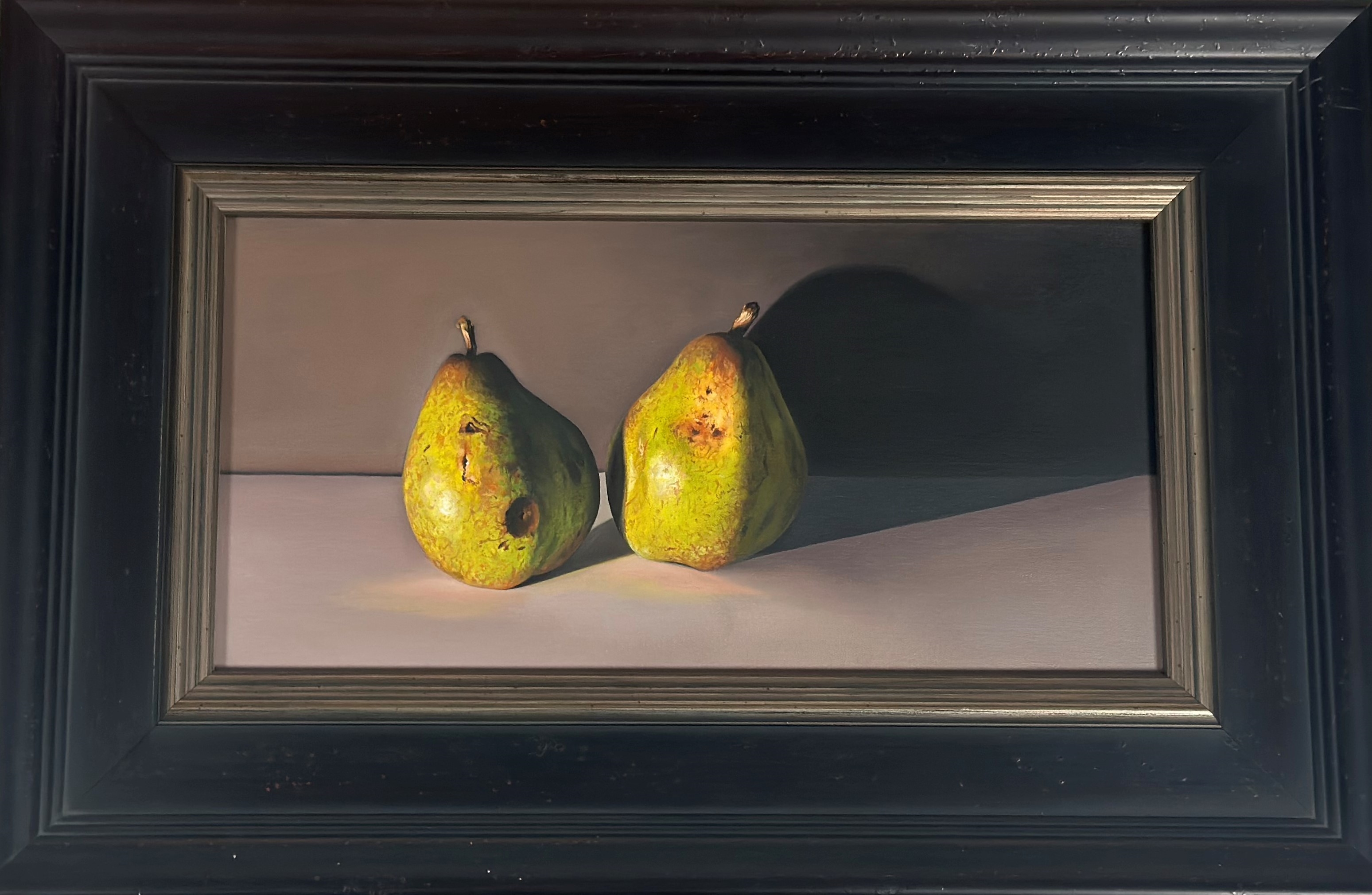 Artwork by Jane Cruickshank, Still Life of Pears, Made of Oil On Canvas