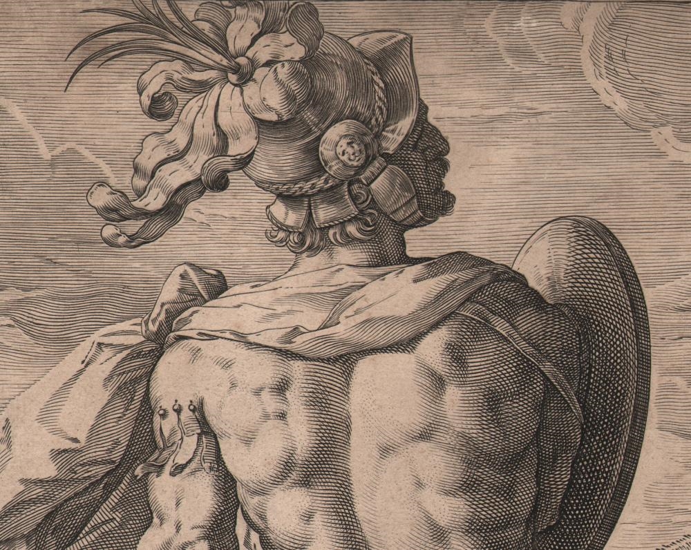 Artwork by Hendrick Goltzius, Titus Manlius, Made of Engraving