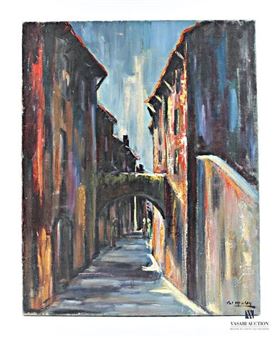 Old street of Menton - Pol Malan