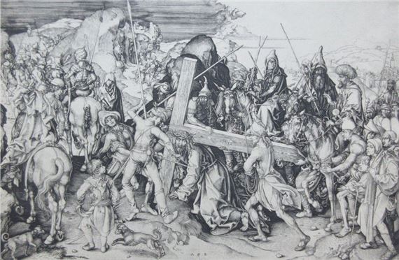 Die Grosse Kreuztragung by Martin Schongauer