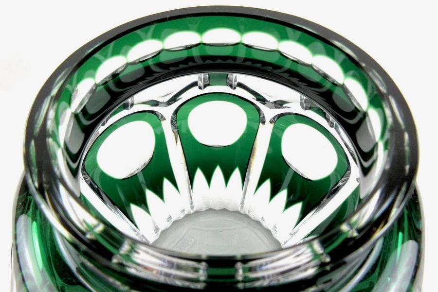 Artwork by Joseph Simon, Art Deco period flower holder, Made of Crystal