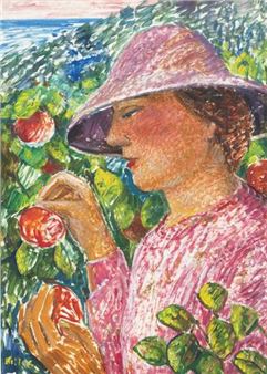 Girl with oranges - Alois Bílek