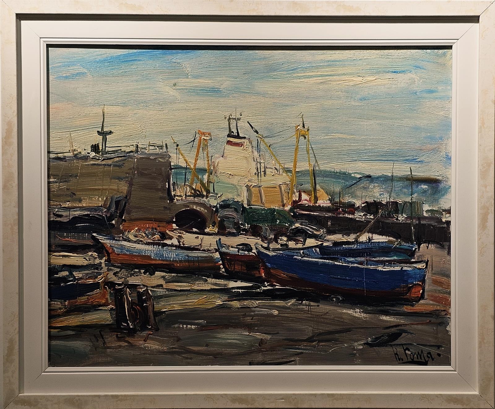 Artwork by Toma Radames, Untitled, Made of oil on masonite