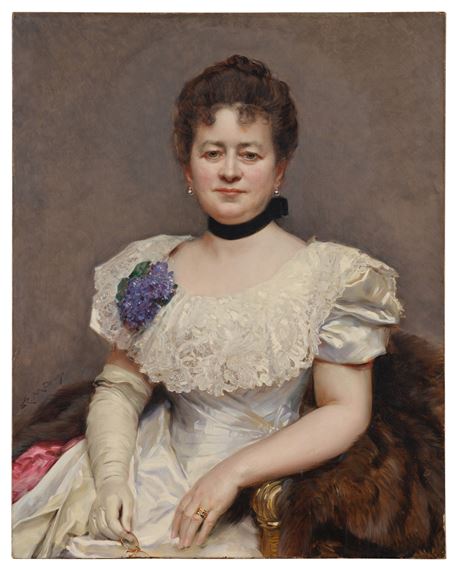 Portrait of Teresa de Blumenstiel by Raimundo de Madrazo y Garreta
