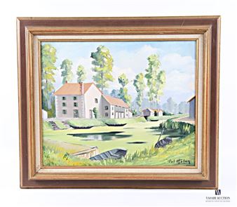 View of the port of Bouillé in Vendée - Pol Malan