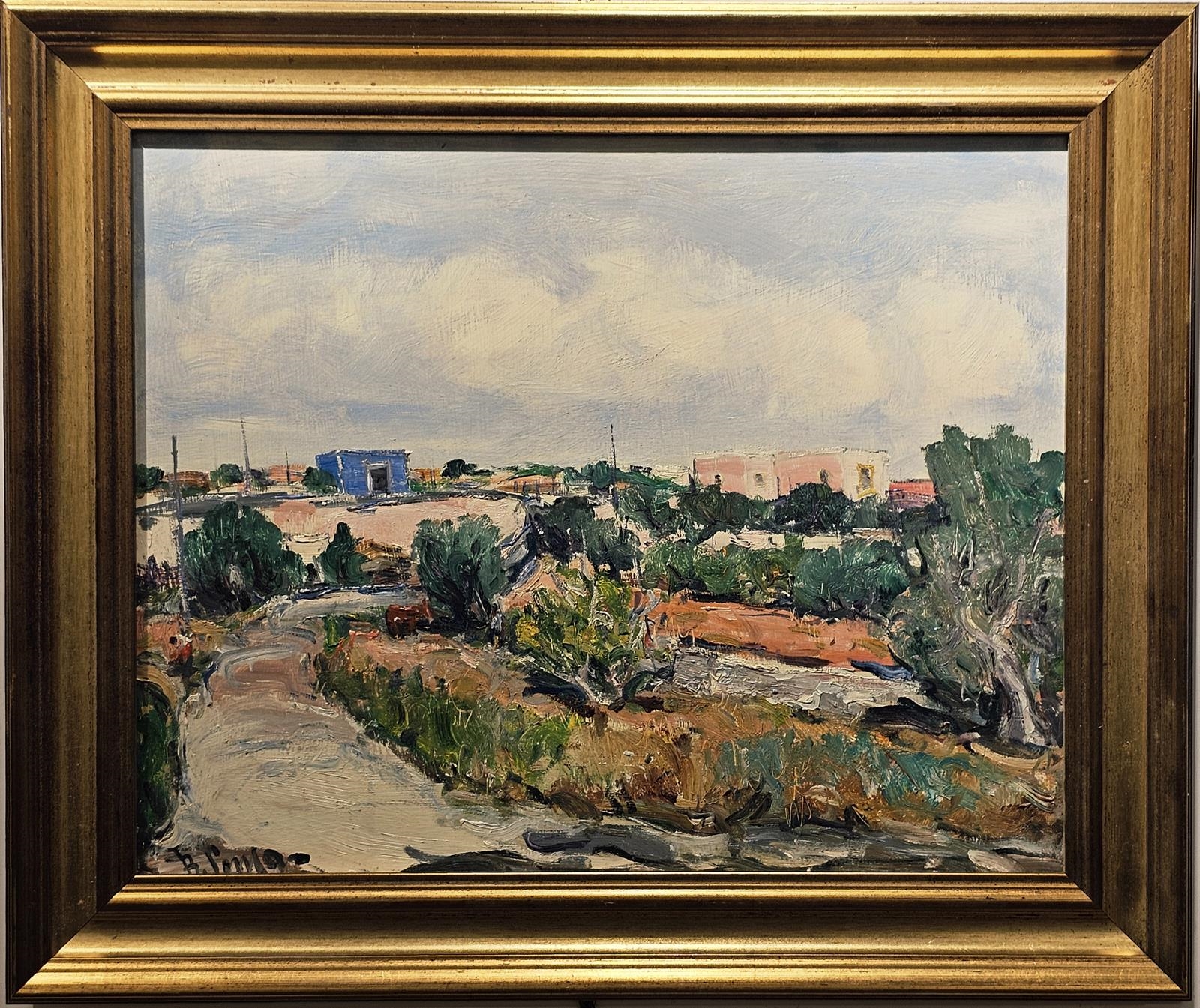 Artwork by Toma Radames, Paesaggio, Made of oil on masonite