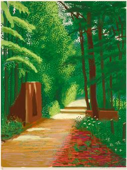 The Arrival of Spring in Woldgate, East Yorkshire in 2011 (twenty eleven) - 2 June - David Hockney