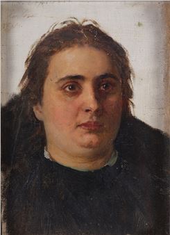 Portrait of Emilia Vasilievna Borisova - Ilya Repin
