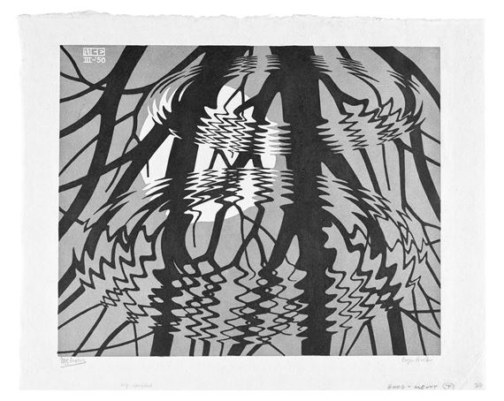 Rippled Surface - Maurits Cornelis Escher