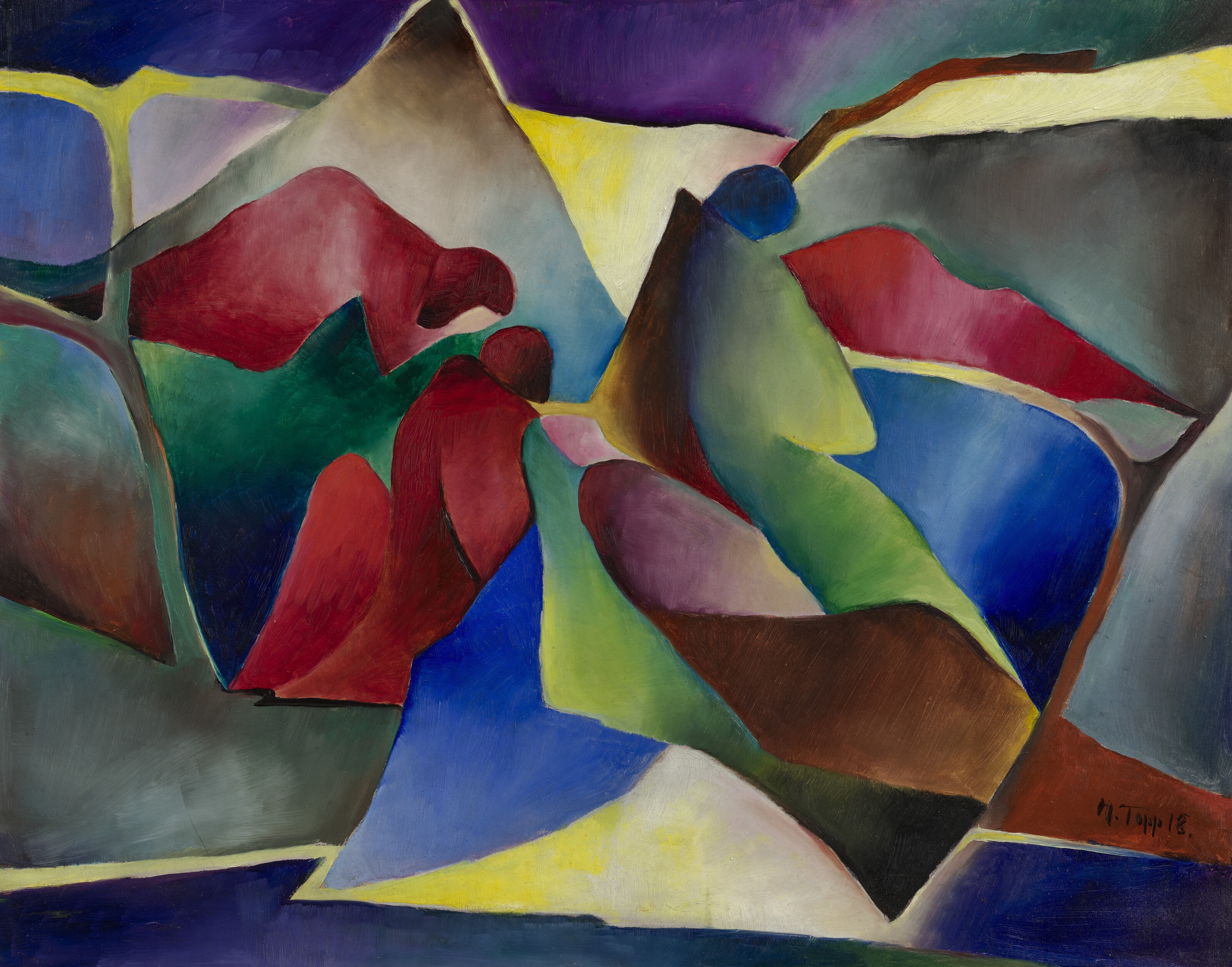 Arnold Topp | Die Schläfer - II. Fassung (1918) | MutualArt