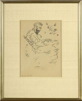 Etude d’homme assis - Marsden Hartley